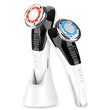 Anlan 01-ADRY11-001 Huidverzorgingsapparaat met Lichttherapie, Lifting, Ionische Reiniging, Warm & Koud Kompres, Vibratie en LED-licht - Zwart/Wit