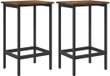 vidaXL Barkruk Gerookt eiken 40 x 32 x 64 cm