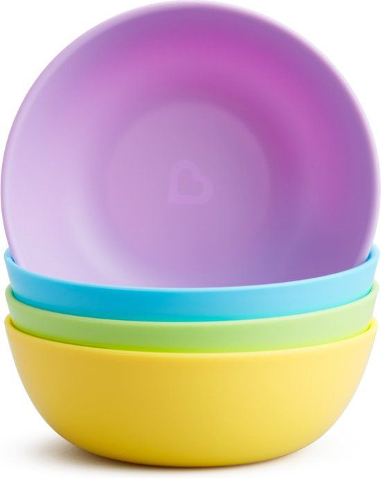 Munchkin Multi Gekleurde Kommetjes voor Kinderen - 4 Stuks