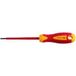 Högert Tournevis plat isolé 2,5 x 75mm, 1000V, rouge