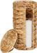 Merkloos Relaxdays reserverolhouder - 3 rollen - 34 x 18 cm - waterhyacint