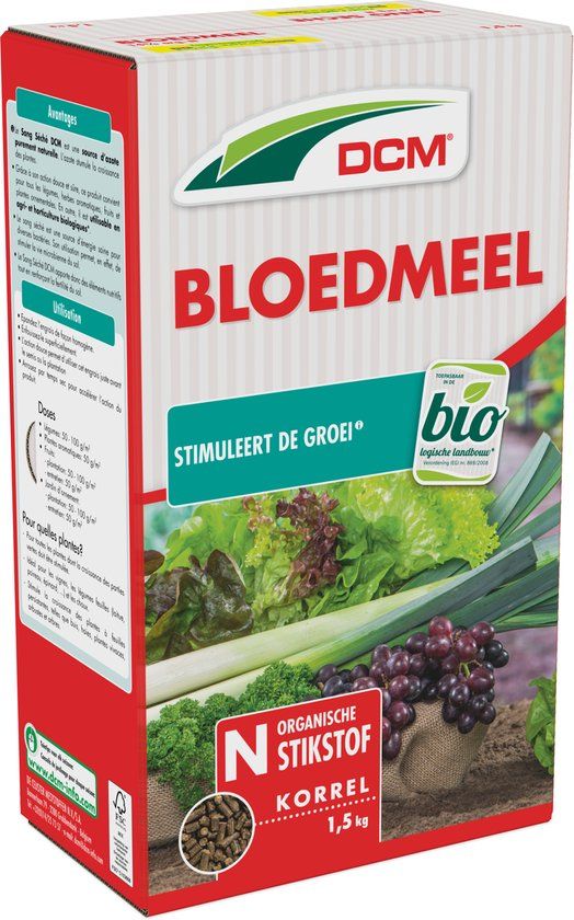 DCM Bloedmeel 1,5KG - 5413448127645