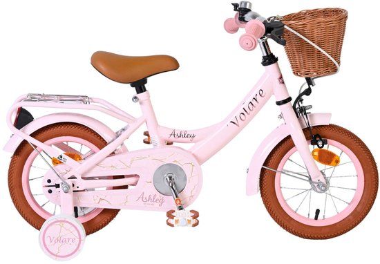Volare Ashley Kinderfiets - Meisjes - 12 inch - Roze