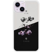 Apple Bedrukt siliconen hoesje compatibel met iPhone 14 Yin et Yang