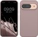 kwmobile hoesje geschikt voor Google Pixel 9 / Pixel 9 Pro case - Siliconen telefoonhoesje - Telefoon beschermhoes - Smartphone cover in licht oudroze