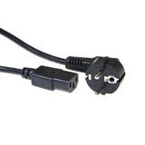 Advanced Cable Technology AK5010 - Netsnoer - Schuko (haaks) - C13 - 2.5m - Zwart