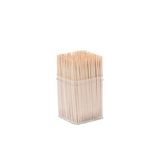 Fackelmann 300 stuks tandenstokers in doos met deksel, houten spike, 6,5 cm