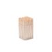 Fackelmann 300 stuks tandenstokers in doos met deksel, houten spike, 6,5 cm