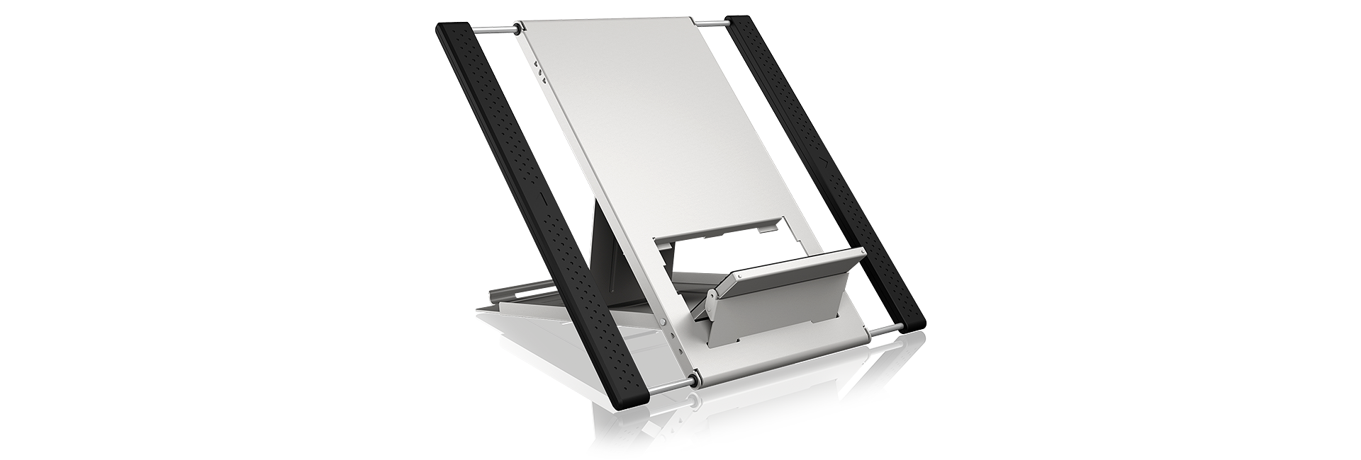 ICY BOX IB-LS300-LH Notebookstandaard - Zwart/Zilver