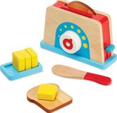 Melissa & Doug broodroosterset van hout