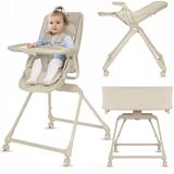 Lionelo Maddie Set 3in1 - Kinderstoel + Wipstoel & Baby Bed - Inklapbaar - 360° Draaibare Zitting - met Comfort Matras - Wielen - Wasbare - 0-36 maanden
