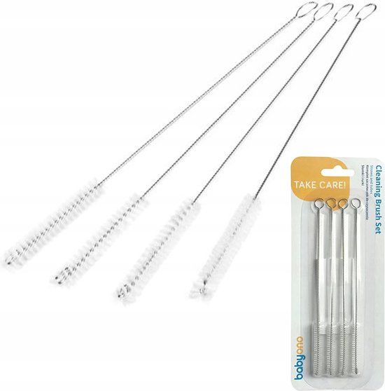 Baby Ono Schoonmaakset voor Rietjes en Buisjes 733 - Gijs, wit