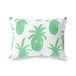 BonaMaison Petrol Groen-Wit Decoratieve Kussensloop, Kussenhoezen Bank, Decoratieve Kussenhoesjes, Kussensloop; Sofa, Slaapkamer, Kantoor, Auto 45x60 Cm - Ontworpen en vervaardigd in Turkije