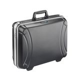B&W Cases shark Zwart, Zilver Aluminium, Hoge-Dichtheid Polyethyleen (HDPE)