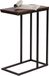 Kamyra® Table d'appoint en Bois – Table d'appoint/Table pour ordinateur portable/Table basse – Résistant aux rayures et à l'eau – Marron foncé - 45x25x63,5
