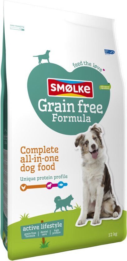 Smølke Grainfree Formula - Adult Hond - 12kg