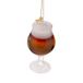 Vondels Verre Kerstbal - Speciaalbier in Glas 8cm Bruin, Transparant