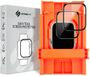 Strap-it 2-pack Screenprotector met Easy Tool - Glas - Geschikt voor Apple Watch Series 4 / 5 / 6 / SE (44mm)