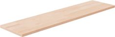 vidaXL Plank - 80x20x1,5 cm - Onbehandeld Massief Eikenhout
