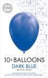 Globos 10x Ballonnen donkerblauw