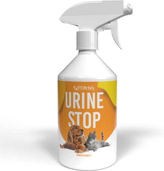 Petsly Urine Stop Spray - Dierentoilet - Voor Zindelijkheid Training, Puppytraining. Voorkomt markeren - 500ml transparant