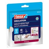 tesa INSULATION Afdichtingsband L - 6 m x 9 mm x 5,5 mm - Wit
