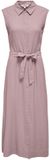 ONLY Jurk ONLGOA Linnen Lange jurk Burnished Lilac