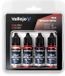Vallejo Hobbyverf Acrylverf - 77254 True Metallic Metal - Robijn Rood Kleurenset - Acryl Set - 4x Verf set - 4x 18 ml