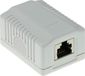 ACT Modulair opbouwdoos shielded 1-voudig CAT6A FA7005