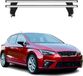 Menabo dakdrager basissteun voor Seat Ibiza 2017-2025, ABE-certificering, aluminium, zwart, 2-delig
