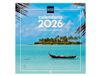 Finocam Wandkalender 2026, 30 x 30 cm, maandoverzicht januari - december 2026 + september 2025 (4 maanden), kalender 2026, paradijs landschapsfoto's - Spaans
