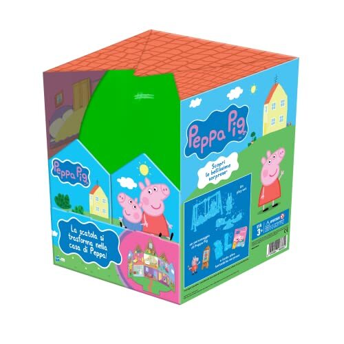 Peppa Pig Hasbro Sorpresovo 2022 - ei met verrassingen en doos, die zich in het Peppa huis veranderen