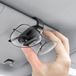 Baseus - support de lunettes pour voiture - pour lunettes noir - (ACYJN-B01)