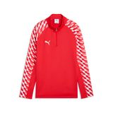 PUMA teamLIGA26 Training 1/4 Zip Top Jr Sweat Jackets; 152, Rood Wit Rood