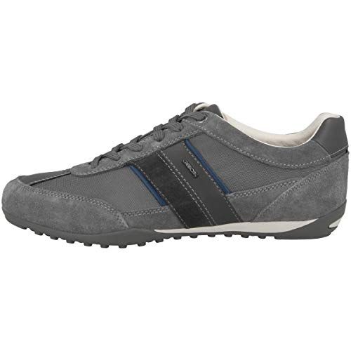 Geox U WELLS C Sneakers - Heren - Donkergrijs - Maat 39