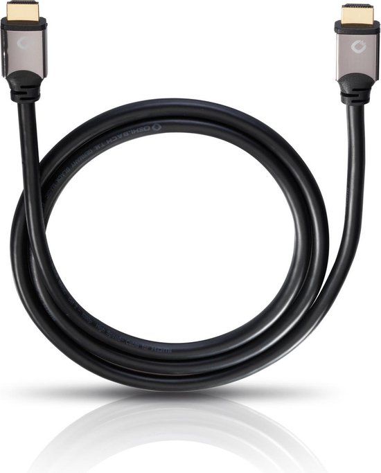 Oehlbach Black Magic High Speed HDMI Cable - 7.5m