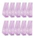 OFFICER PRODUCTS Magazijnmap modern design/ 10 stuks / A4 - kleur: violet transparant/hard kunststof/opengewerkt/bureau-organizer voor tijdschriften/onbreekbaar