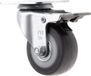 TOOLCRAFT TO-5137869 Zwenkwiel met parkeerrem en schroefplaat 50 mm