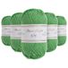Utopia Crafts JOY DK breigaren 5 x 50 g - 100% acryl (bladgroen)