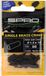 Spro Noir Mat Sertissage Simple Laiton - 1,6 mm