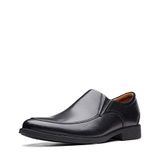 Clarks Whiddon Step Mocassin voor heren, Zwart leder, 45 EU