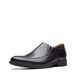 Clarks Whiddon Step Mocassin voor heren, Zwart leder, 45 EU