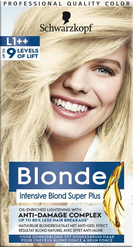 Schwarzkopf Blonde L1++ Intensive Blond Super Plus - Haarkleuring