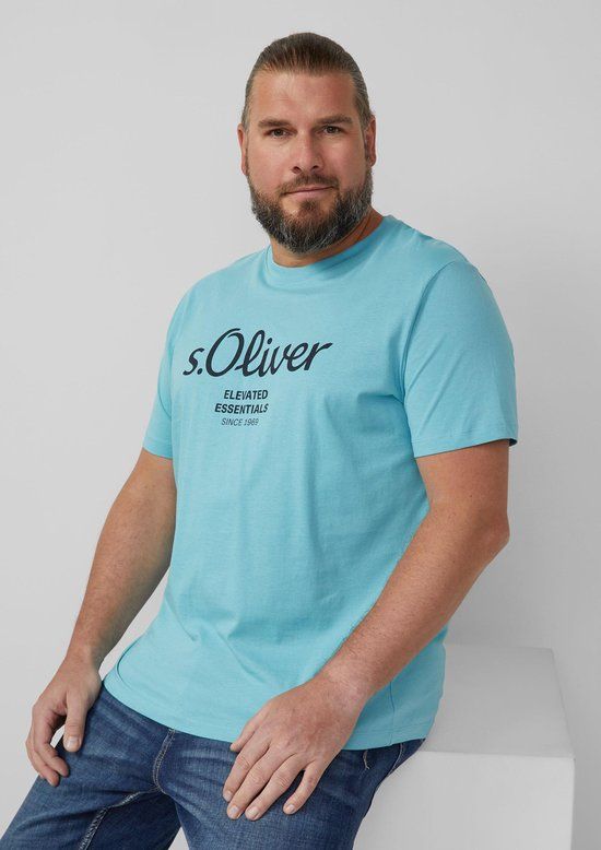 s.Oliver Big Size s.Oliver T-Shirt turks blauw XXL