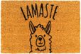 Merkloos Relaxdays Deurmat kokos - lama - 60 x 40 cm - antislip