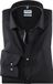 OLYMP Level 5 body fit chemise - longueur de manche 7 - popeline - noir - Facile à repasser - Taille du col : 38