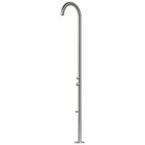 Sined OLBIA INOX - Douche d'extérieur en acier inoxydable brossé - eau froide et chaude