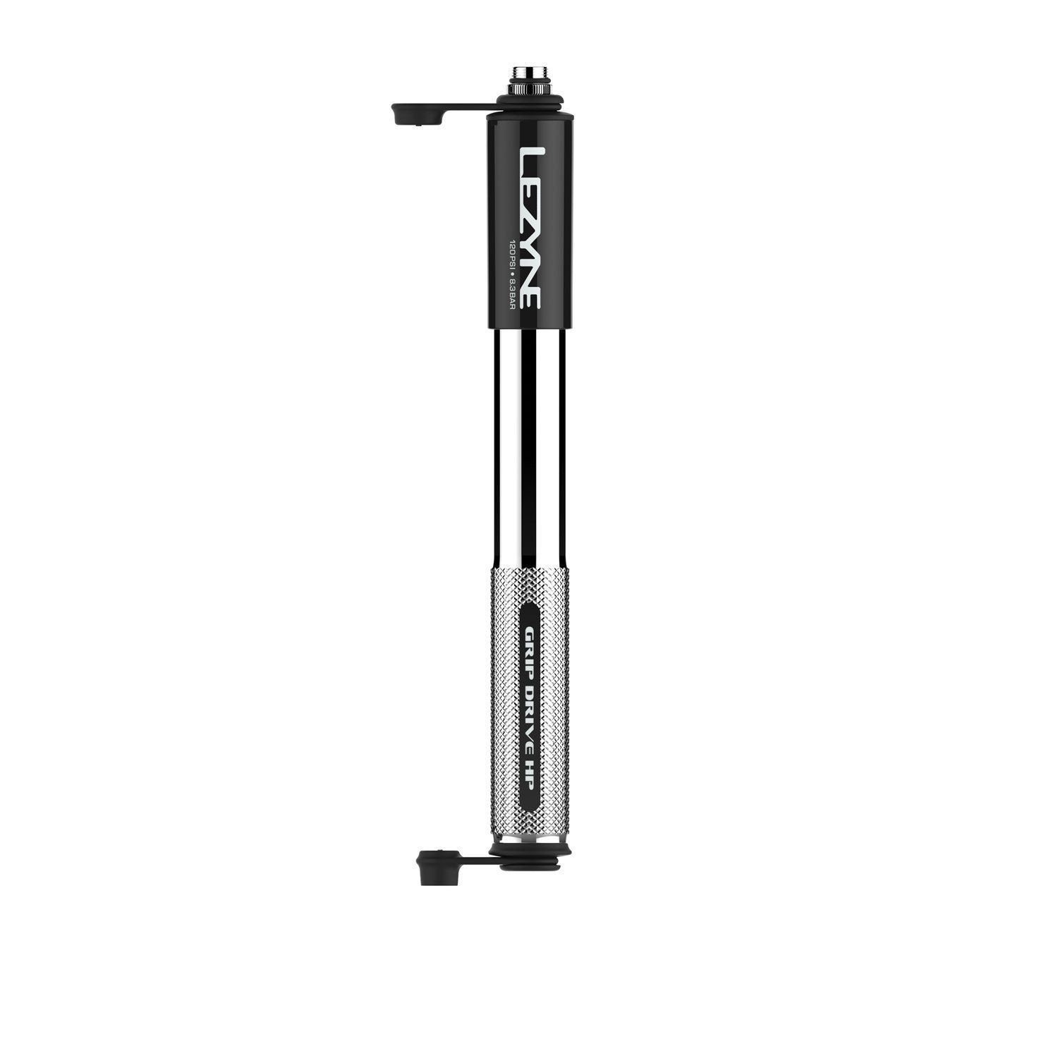 Lezyne Grip Drive HP - Zwart/Zilver - Luchtpomp