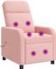 vidaXL Relaxstoel Roze Bouclé