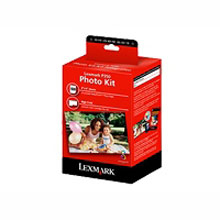 Lexmark PhotoKit (nr. 45 + 100 vel 10x15 fotopapier) cyaan, geel, magenta